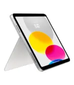 Magic Bluetooth Folio Keyboard for iPad (10th Gen) with Touchpad (Multi Touch Gestures, White)